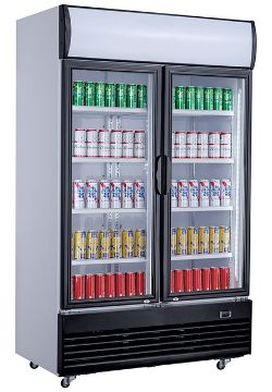 Picture of CombiSteel 2 Glass Door Upright Refrigerator 1000L