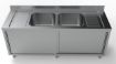 Picture of CombiSteel 700 Sink Unit Sliding Doors 2 Middle 2000
