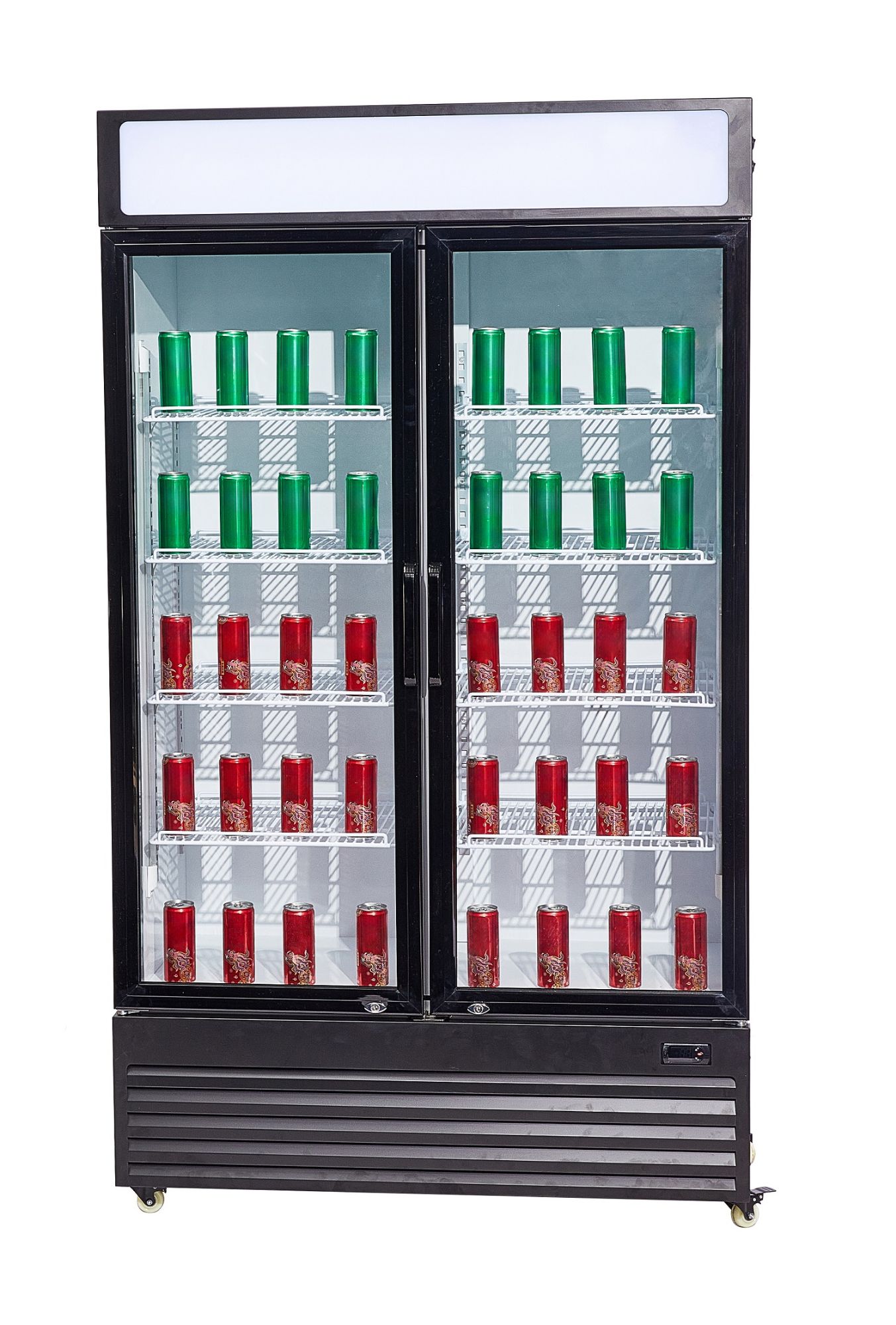 Picture of CombiSteel Hinged Double Door Display Fridge BEZ-750
