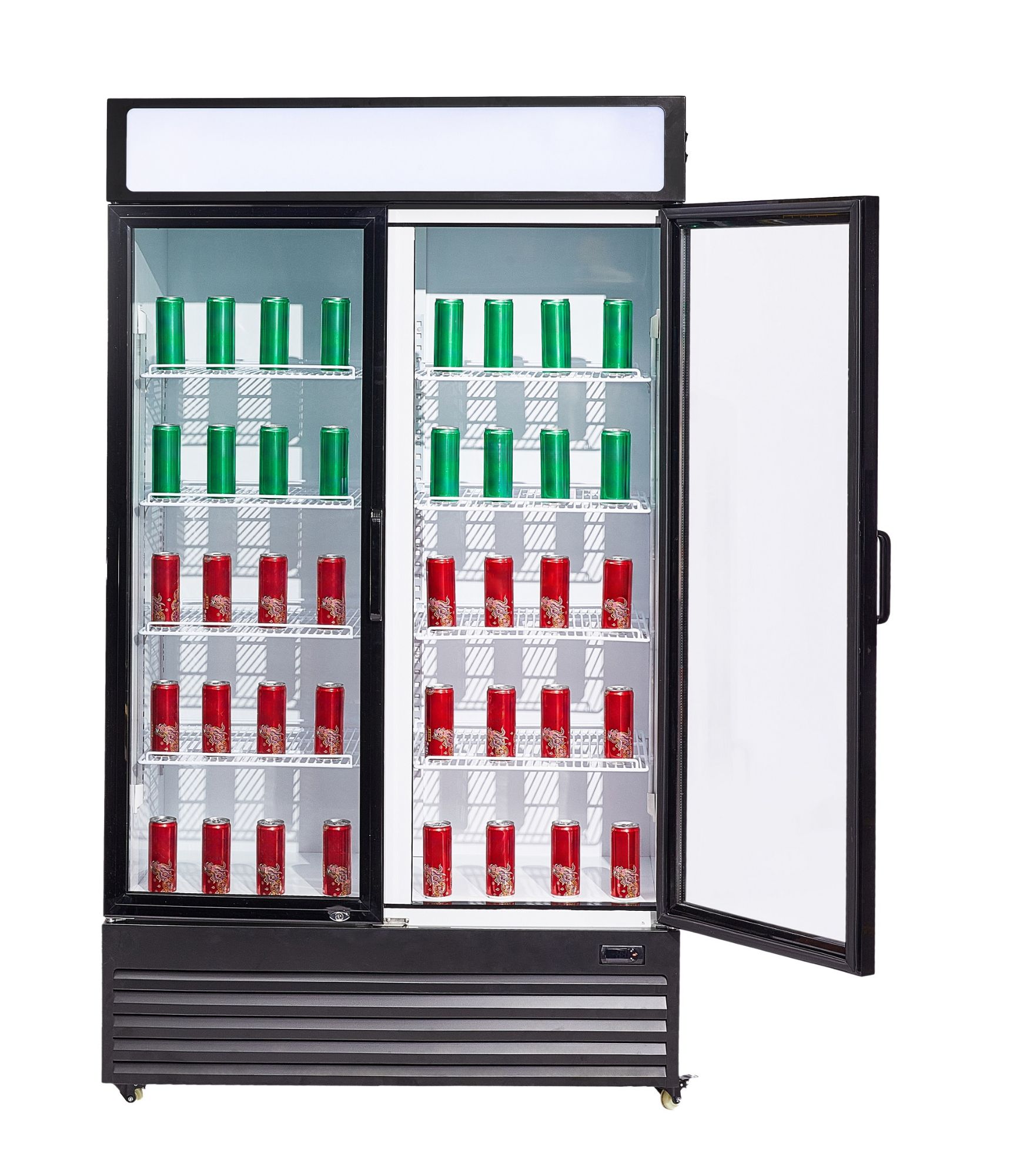 Picture of CombiSteel Hinged Double Door Display Fridge BEZ-750
