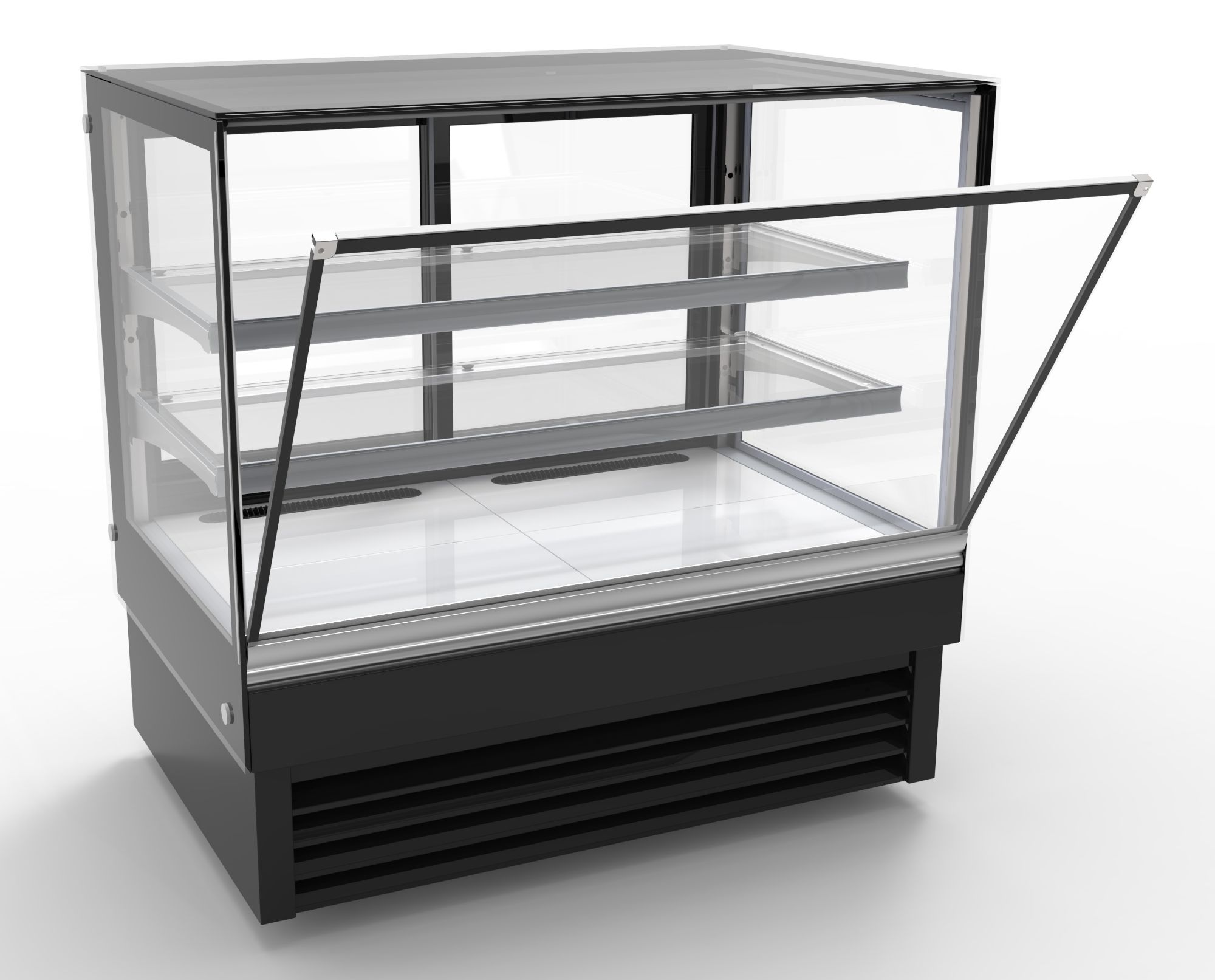 Picture of CombiSteel Cold Straight Glass Cake Display 1200