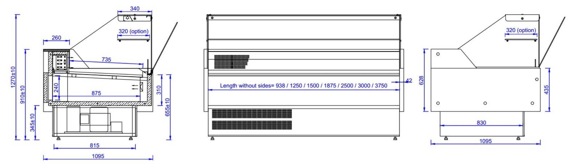 Picture of CombiSteel Morris Serve Over Counter 1.9m