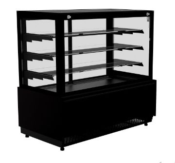 Picture of CombiSteel Nero Cake Display Fridge 1.4m