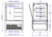 Picture of CombiSteel Nero Cake Display Fridge 1.4m