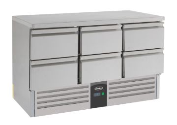 Picture of Combisteel 6 Drawer Counter Prep Fridge