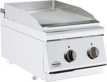Picture of CombiSteel Base 700 Electric Fry Top 400 GROOVED RIBBED Surface TABLE Top