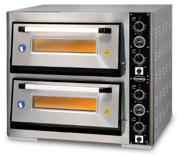 Picture of CombiSteel Twin Deck Electric Pizza Oven 12x 12