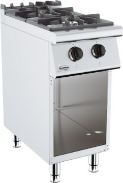 Picture of CombiSteel Base 700 Gas RANGE Boiling Hobs 2 Burner With Mobile Stand