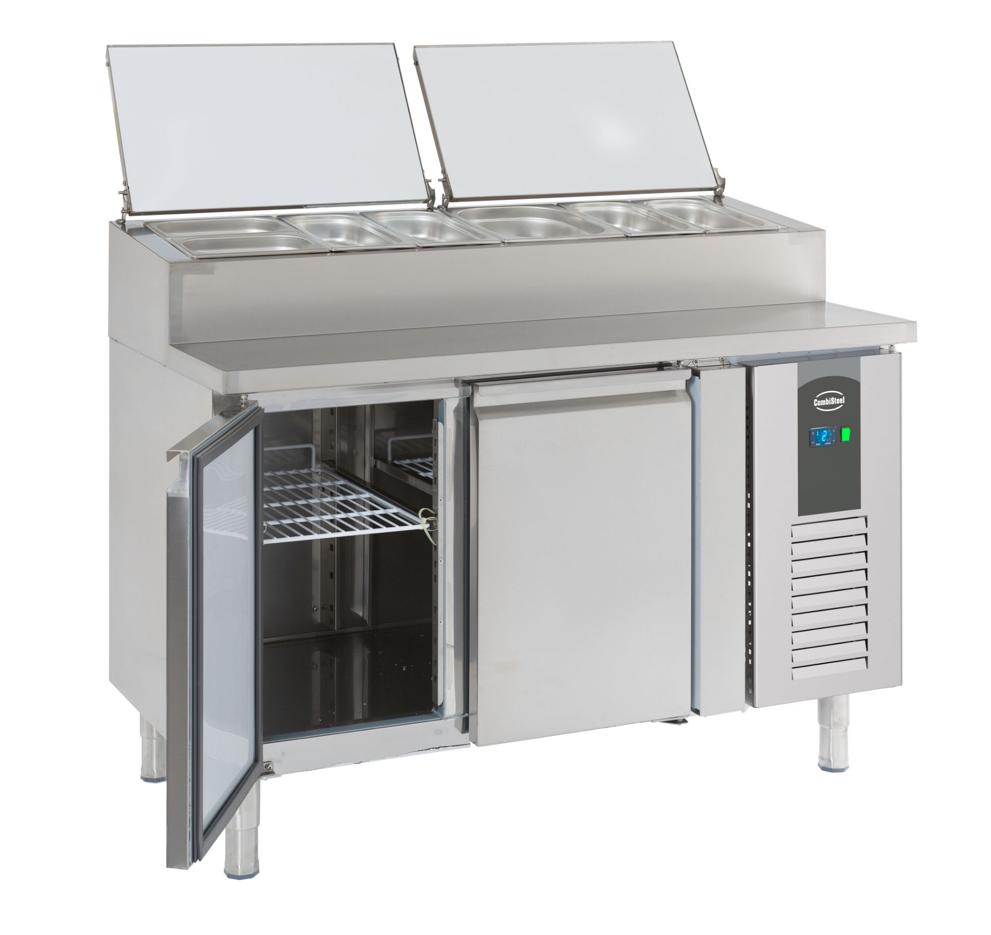 Picture of CombiSteel Saladette 2 Doors 6x1/3GN Containers