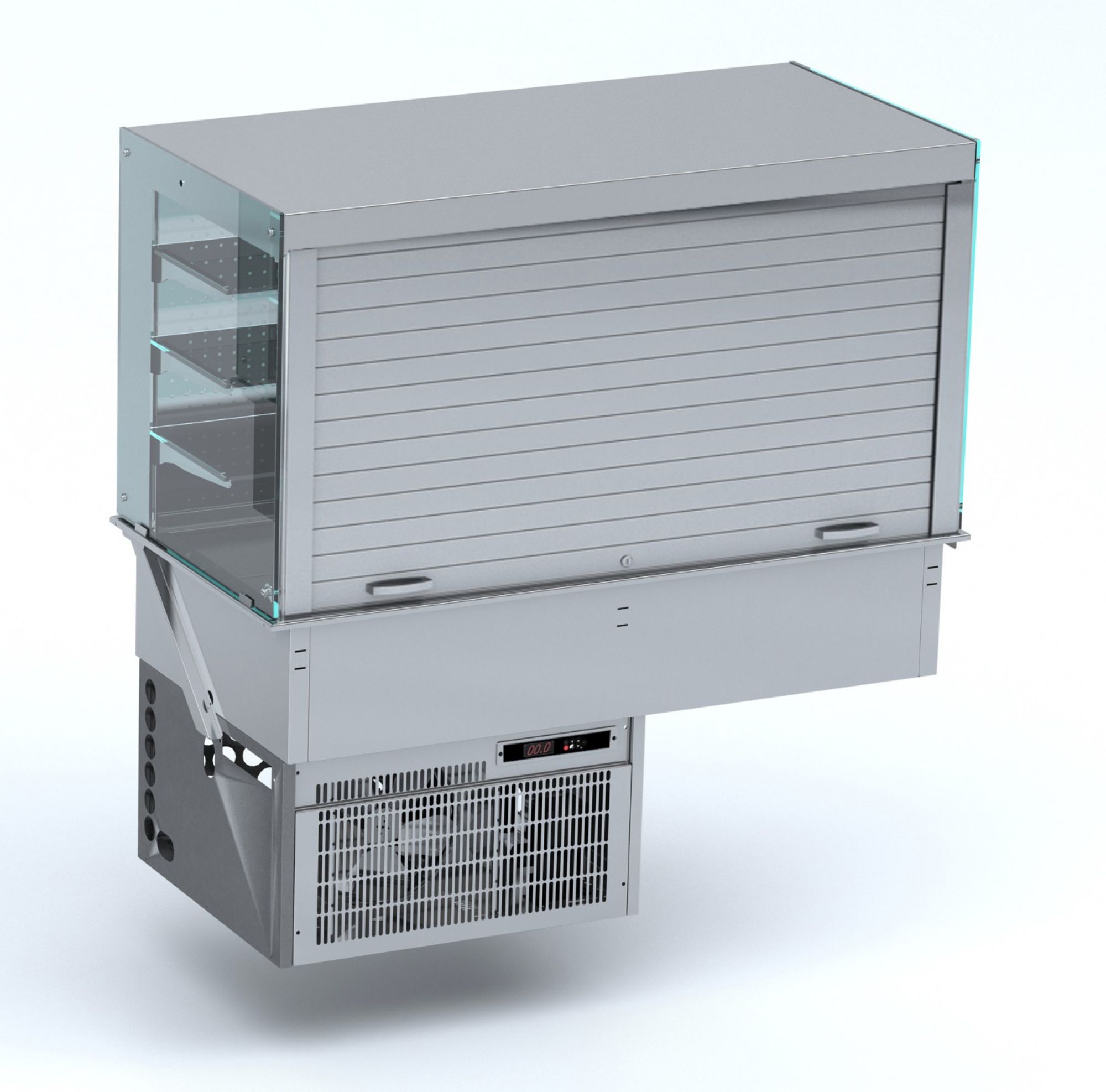 Picture of CombiSteel Drop-In Cubic Refrigerated Display WALL MODEL - BLINDS 4/1