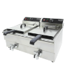 Picture of CombiSteel Twin Tank Electric CounterTop Fryer 2x10 Litre