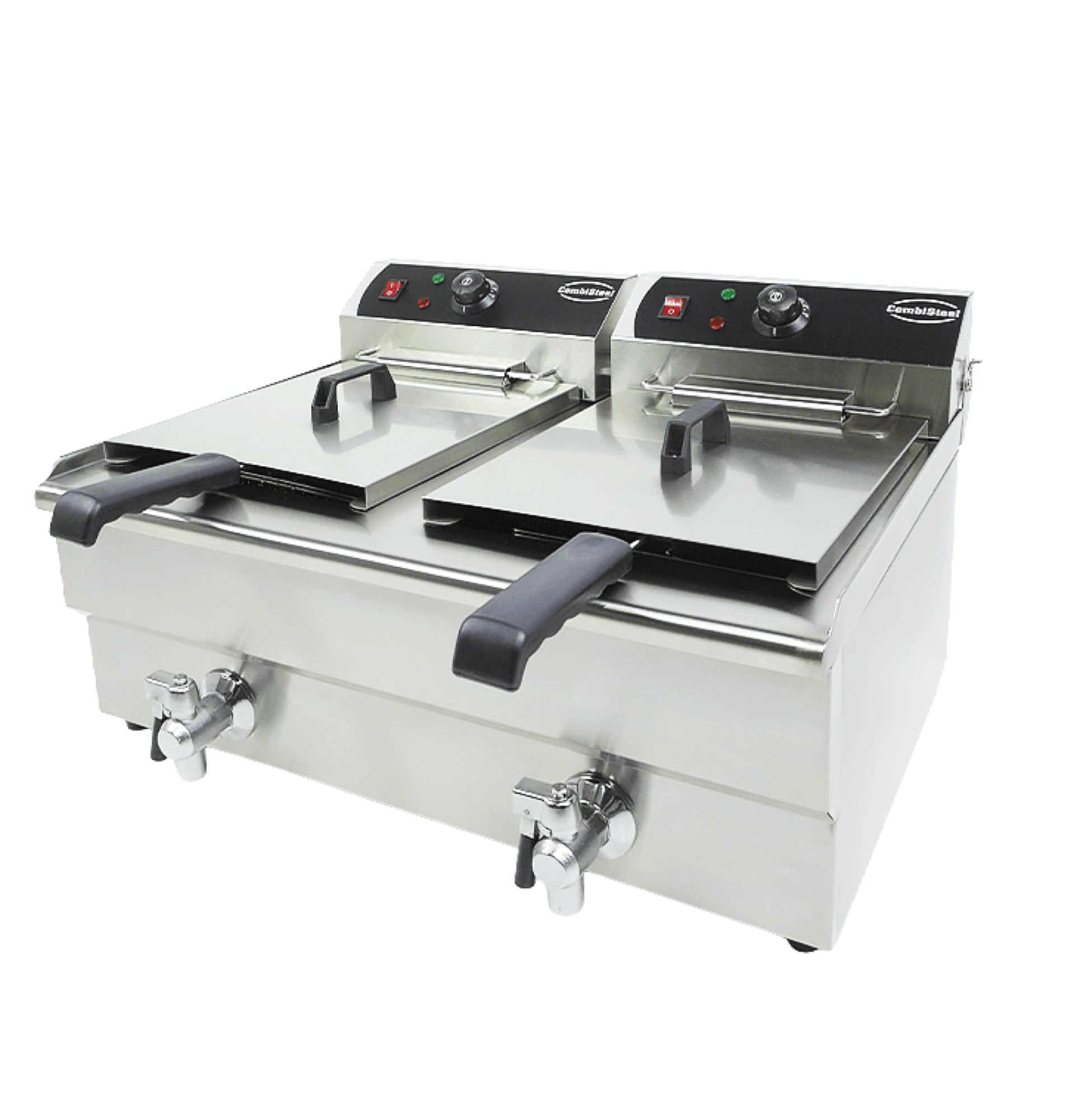 Picture of CombiSteel Twin Tank Electric CounterTop Fryer 2x10 Litre