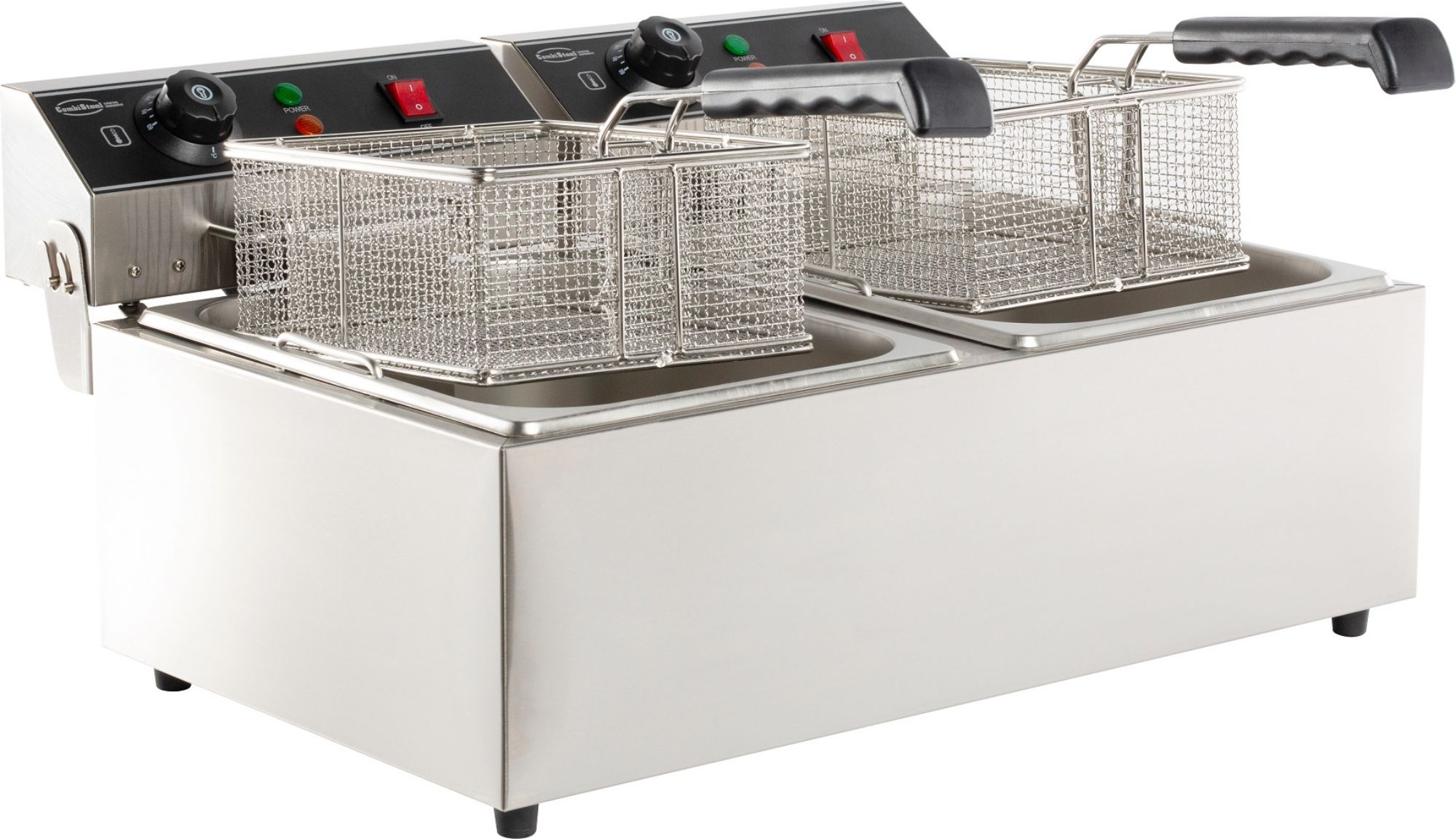 Picture of CombiSteel Twin Tank Electric CounterTop Fryer 2x6 Litre