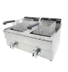 Picture of CombiSteel Twin Tank Electric CounterTop Fryer 2x10 Litre