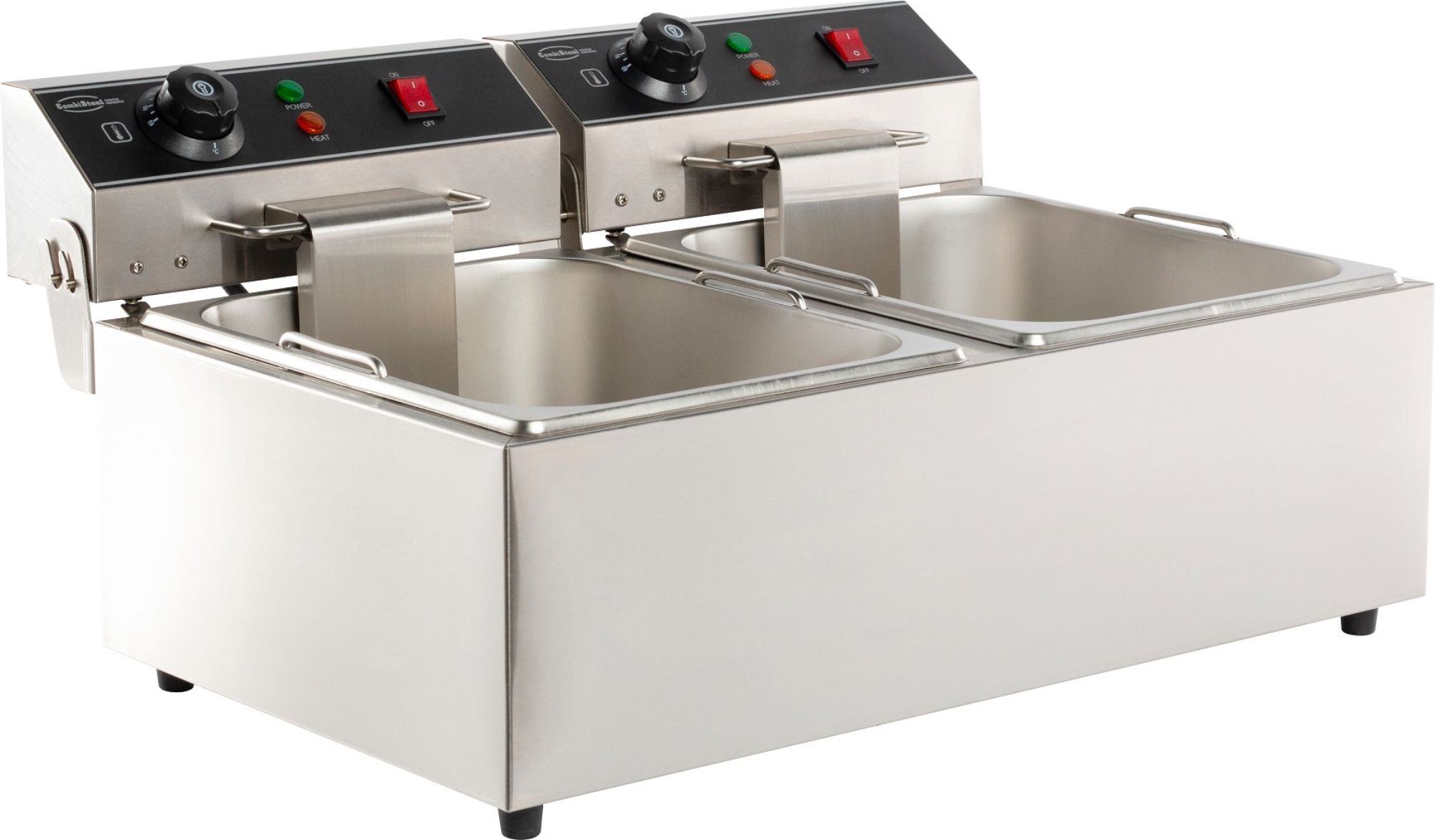 Picture of CombiSteel Twin Tank Electric CounterTop Fryer 2x6 Litre
