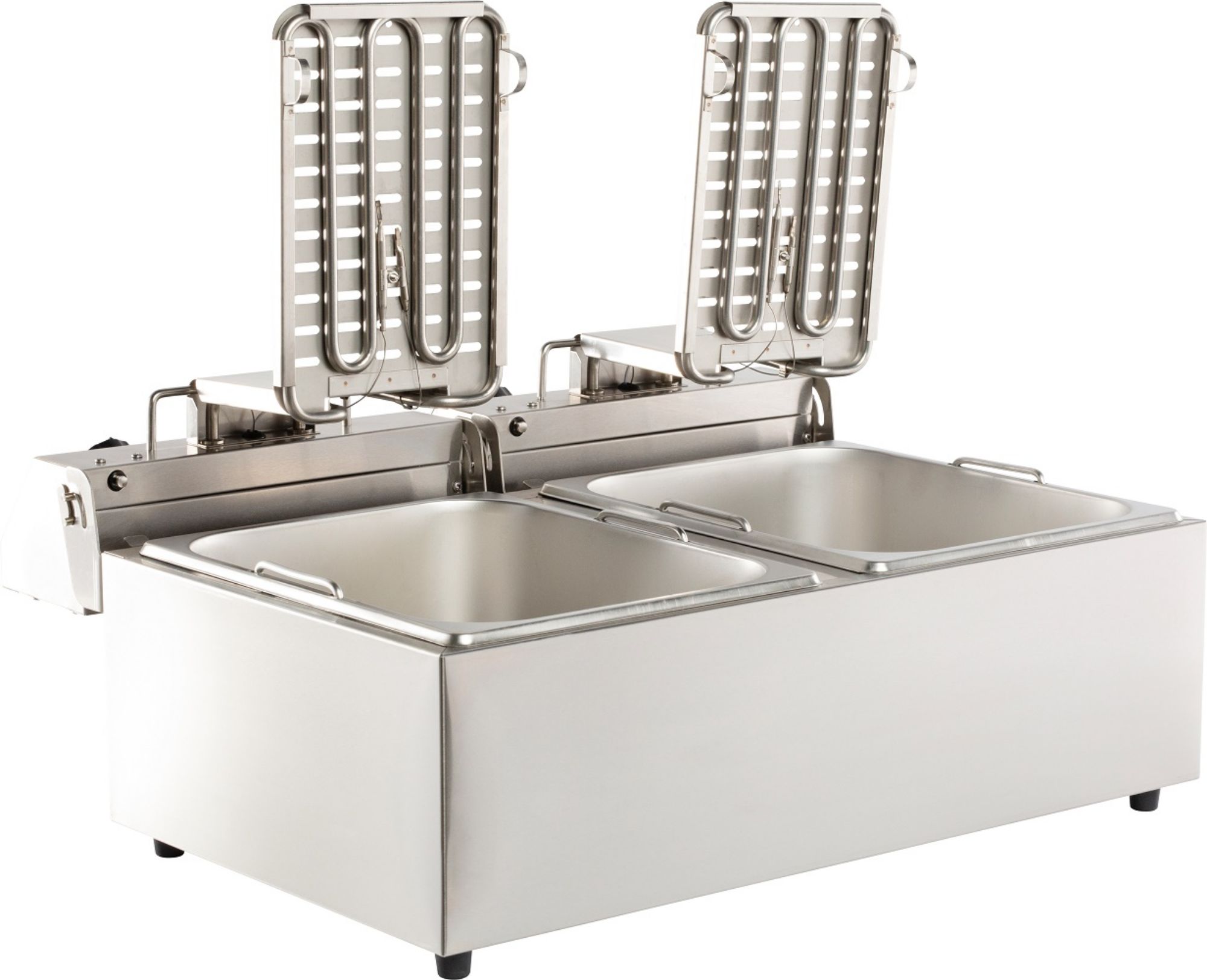 Picture of CombiSteel Twin Tank Electric CounterTop Fryer 2x6 Litre