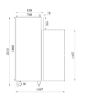 Picture of CombiSteel Refrigerator Stainless Steel  2 Doors