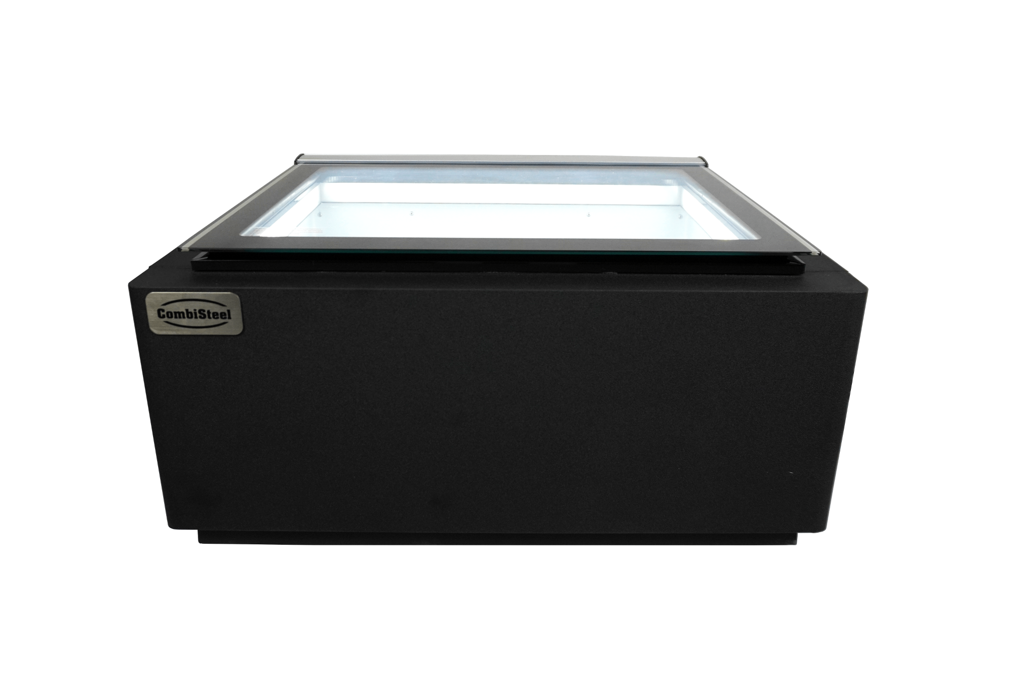Picture of CombiSteel Customer Side Opens Ice Cream Display CounterTop Black