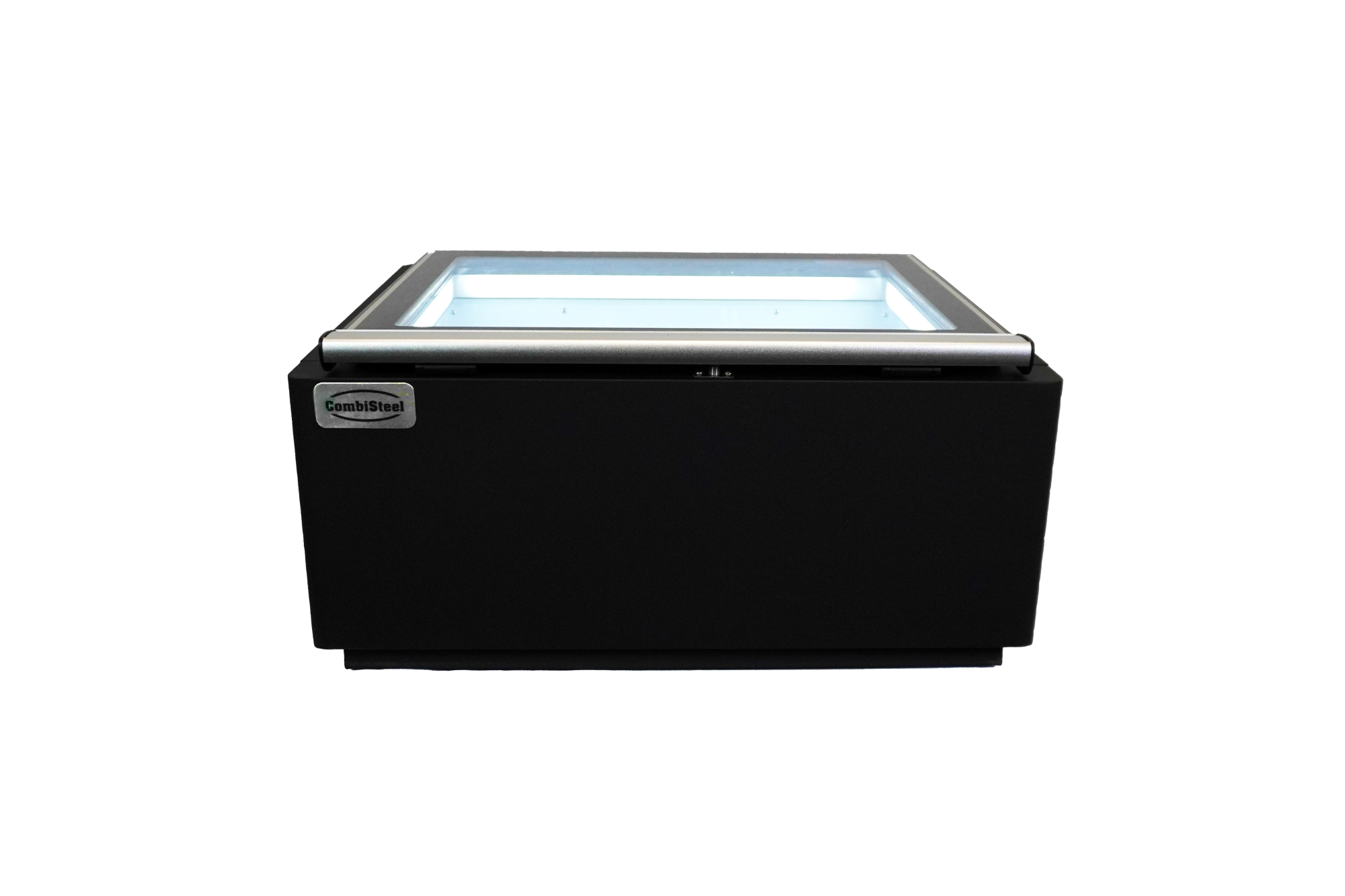 Picture of CombiSteel Operating Side Opens Ice Cream Display CounterTop BLACK