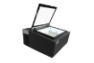 Picture of CombiSteel Customer Side Opens Ice Cream Display CounterTop Black