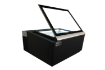 Picture of CombiSteel Operating Side Opens Ice Cream Display CounterTop BLACK