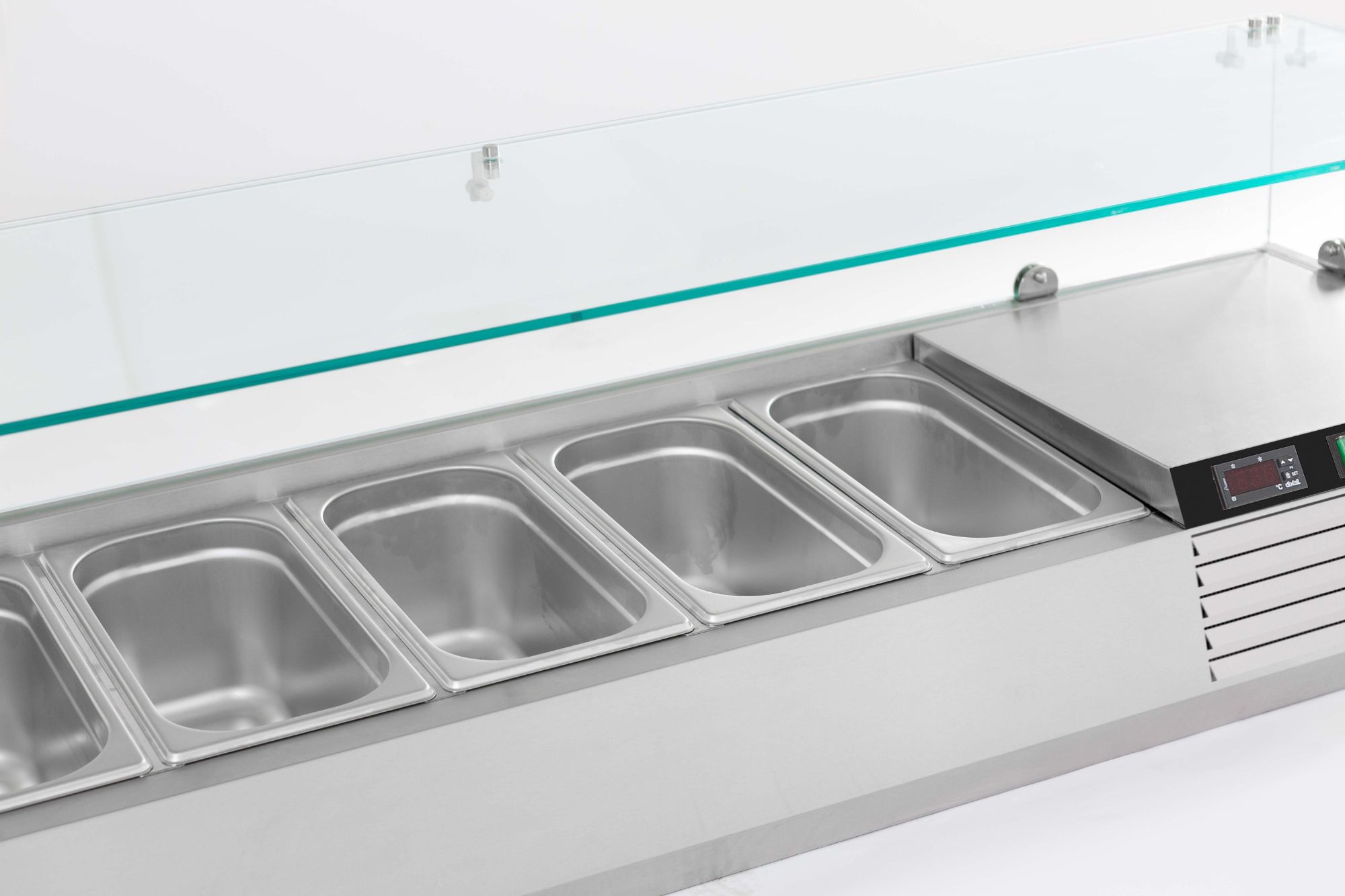 Picture of CombiSteel Refrigerated Pizza Topping Units 1/3 x 6 Gastronorm 1400 Width