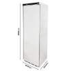 Picture of CombiSteel Freezer Single White Door 340 Litre