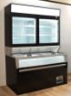 Picture of CombiSteel Wall Mounted Freezer Unit Black 2 Glass Door
