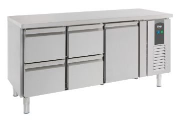 Picture of CombiSteel Counter 700 Refrigerator 1 Door and 4 Drawers