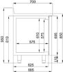 Picture of CombiSteel Counter 700 Refrigerator 3 Door Upstand Mono Block