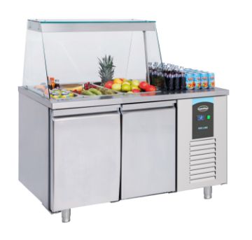 Picture of CombiSteel Saladette 2 Doors 3x1/3GN Containers