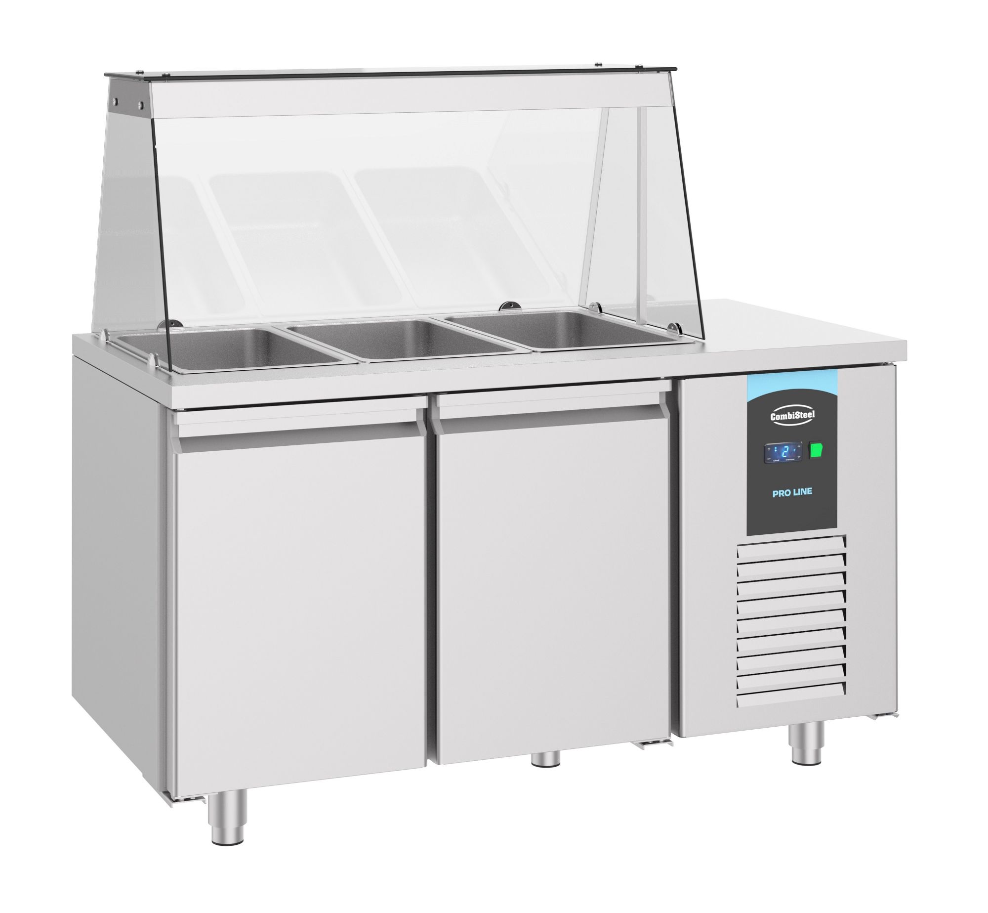 Picture of CombiSteel Saladette 2 Doors 3x1/3GN Containers