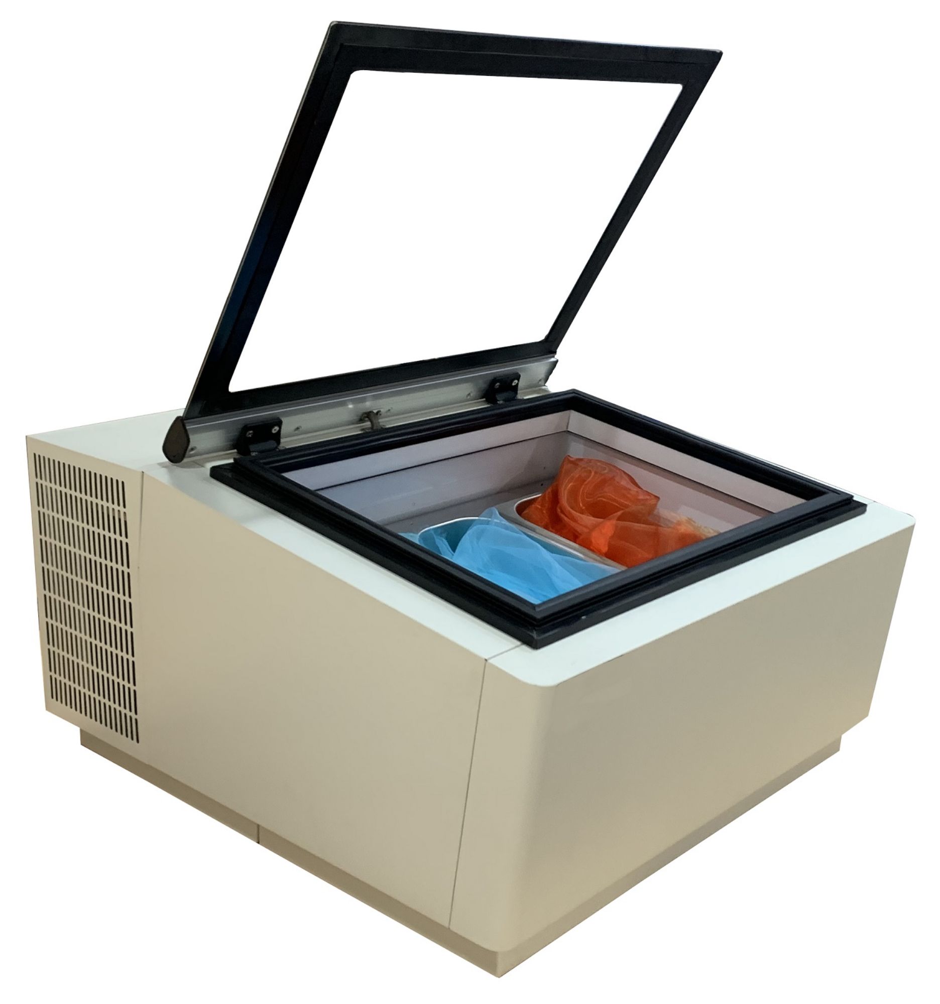 Picture of CombiSteel Customer Side Open Ice Cream Display CounterTop White