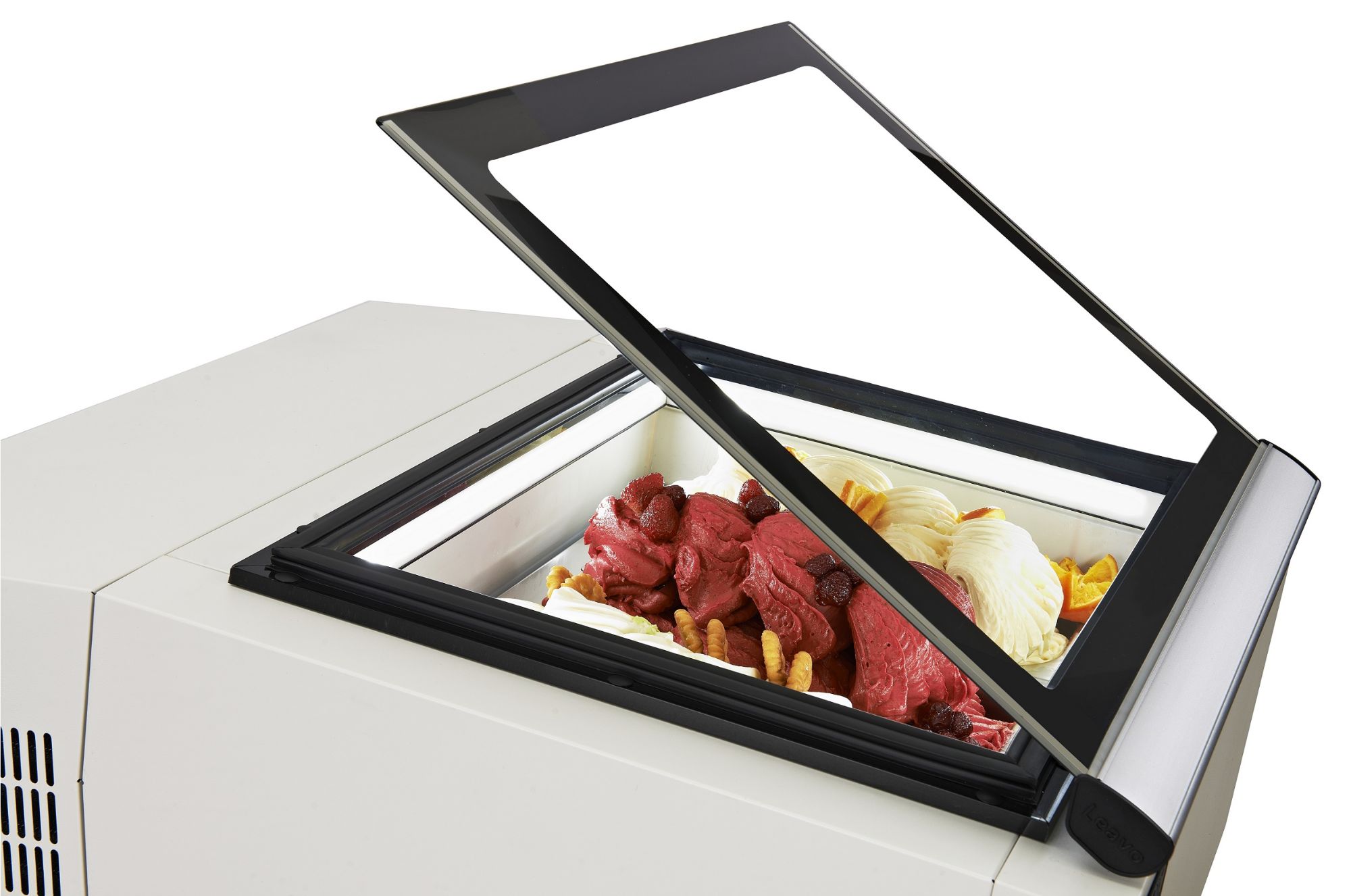 Picture of CombiSteel Operating Side Opens Ice Cream Display CounterTop White