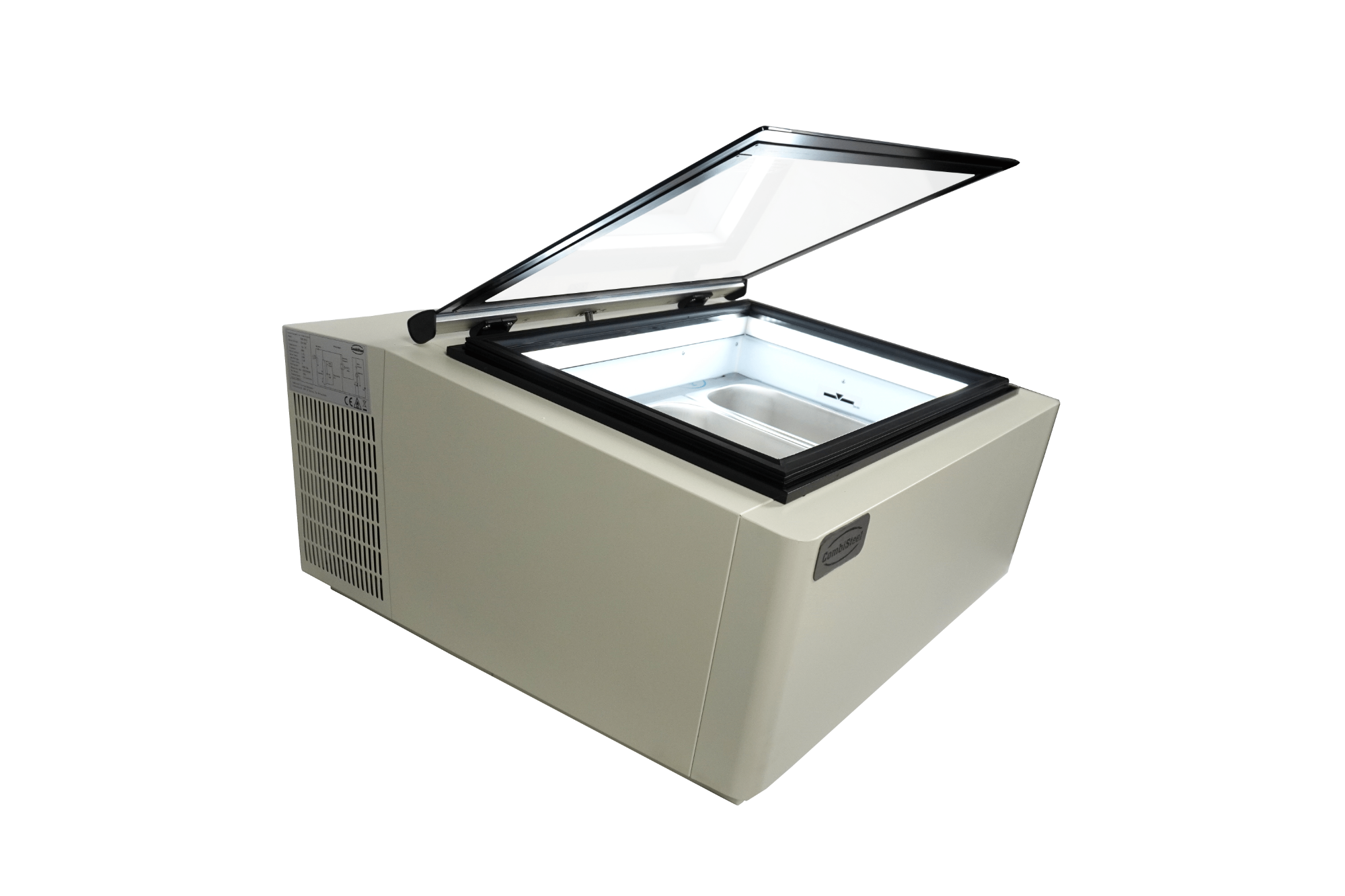 Picture of CombiSteel Customer Side Open Ice Cream Display CounterTop White
