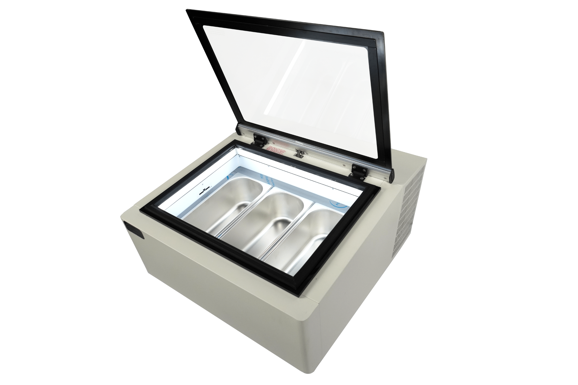 Picture of CombiSteel Customer Side Open Ice Cream Display CounterTop White