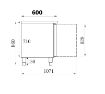 Picture of CombiSteel Counter 600 Standard Line Refrigerator 4 Door