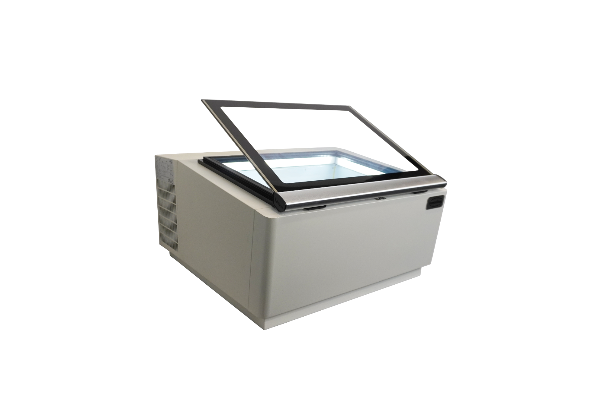 Picture of CombiSteel Operating Side Opens Ice Cream Display CounterTop White