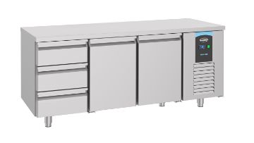 Picture of CombiSteel Counter 700 Refrigerator 2 Doors and 3 Drawers