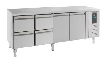 Picture of CombiSteel Counter 700 Refrigerator 2 Doors and 4 Drawers