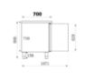 Picture of CombiSteel Counter Freezer Negative Counter 3 Doors Standard Line