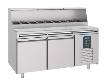 Picture of CombiSteel Pizza Preparation Counter 2 Doors Aisi 304