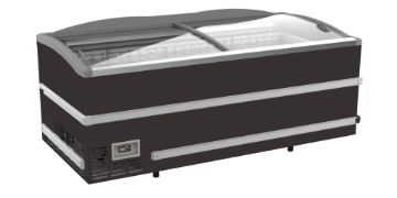Picture of CombiSteel Supermarket Chest Freezer Black Head Element 864 Litre