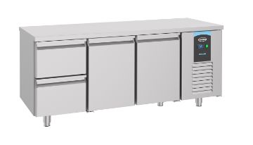 Picture of CombiSteel Counter 700 Refrigerator 2 Doors 2 Drawers