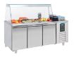 Picture of CombiSteel Saladette 3 Door 4 x 1/1 GN