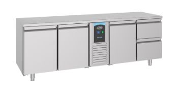 Picture of CombiSteel Counter 700 Refrigerator 3 Doors and 2 Drawers Mono Block