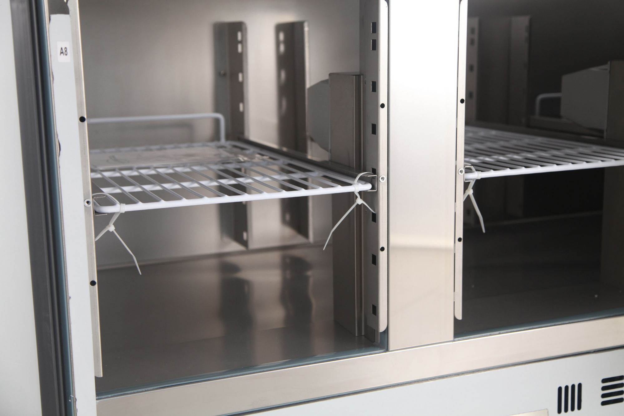 Picture of CombiSteel Pizza Preparation Counters 3 Door wth 3 Topping Unit