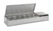 Picture of CombiSteel Refrigerated CounterTop Stainless Steel Lid 6 x 1/4 Bain-Marie