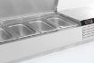 Picture of CombiSteel Refrigerated CounterTop Stainless Steel Lid 6 x 1/4 Bain-Marie