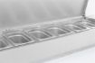 Picture of CombiSteel Refrigerated CounterTop Stainless Steel Lid 5 x 1/4 Bain-Marie